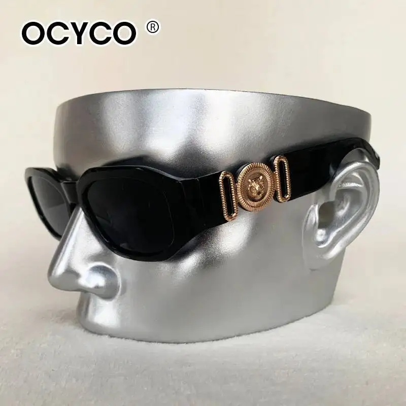 أزياء صغيرة مستطيل النظارات الشمسية الرجال النساء العلامة التجارية تصميم شخصية مربع ظلال شعبية نظارات شمسية UV400 نظارات السفر