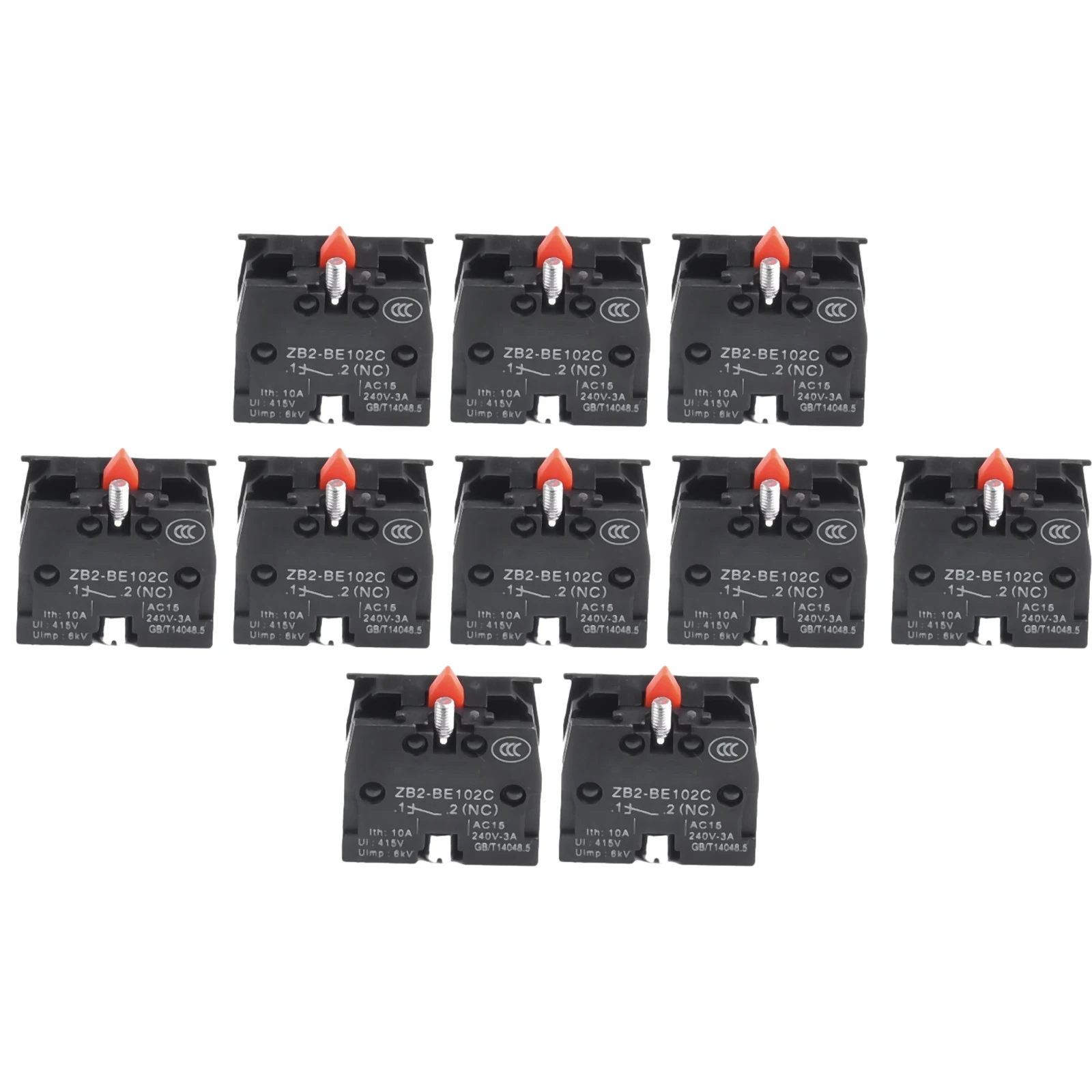 

Набор из 10 кнопочных джойстиков ZB2BE102C, 10 А, 600 В, водонепроницаемый и пыленепроницаемый, с высокой термостойкостью