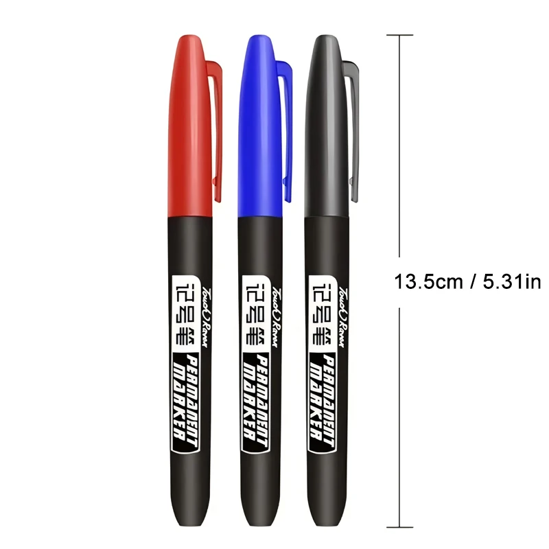 도매 1.5mm 두께 섬유 헤드 마커 펜, 큰 팁, 빠른 건조, 대량 팩, 비즈니스 용품 및 사무용품