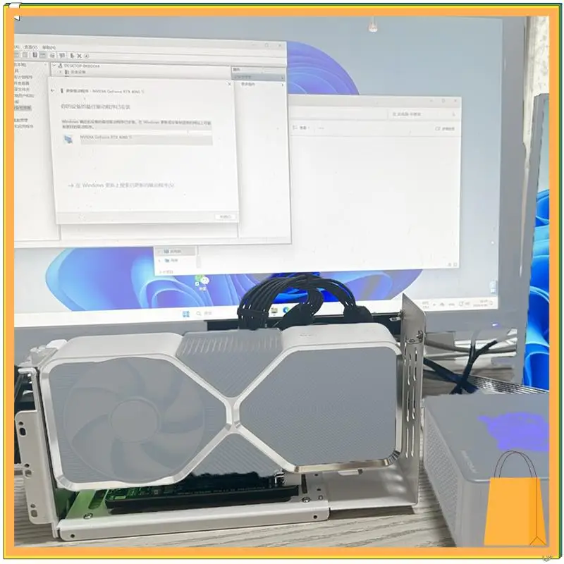 L53A-SFF 8611 Oculink M.2 بطاقة الرسومات الخارجية GPU حامل قفص الاتهام Pcie 4.0X4 Gen4 دفتر GDP NUC بطاقة محول