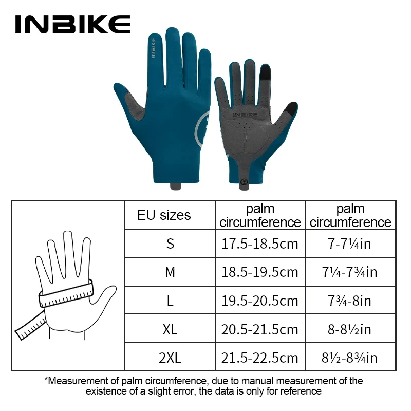 INBIKE wiosenne rękawiczki rowerowe dla mężczyzn ekran dotykowy oddychające rękawiczki na rower górski rękawiczki rowerowe do jazdy na rowerze