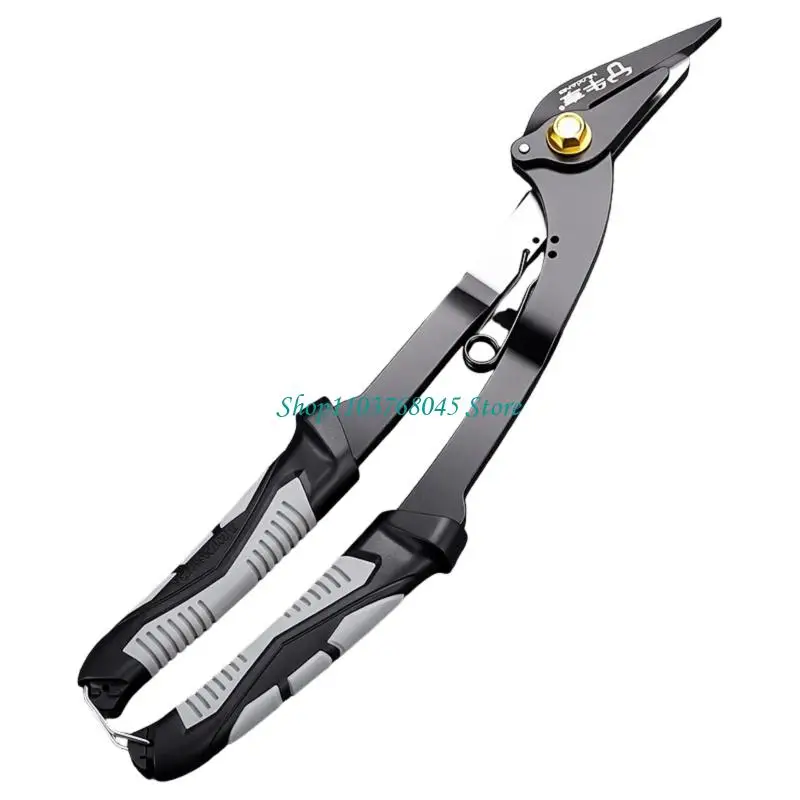 R53F Industrial Strength Handheld Metal Cutters With Thickened Piercing Blade And Comfortable Nonslip Grip For Professional