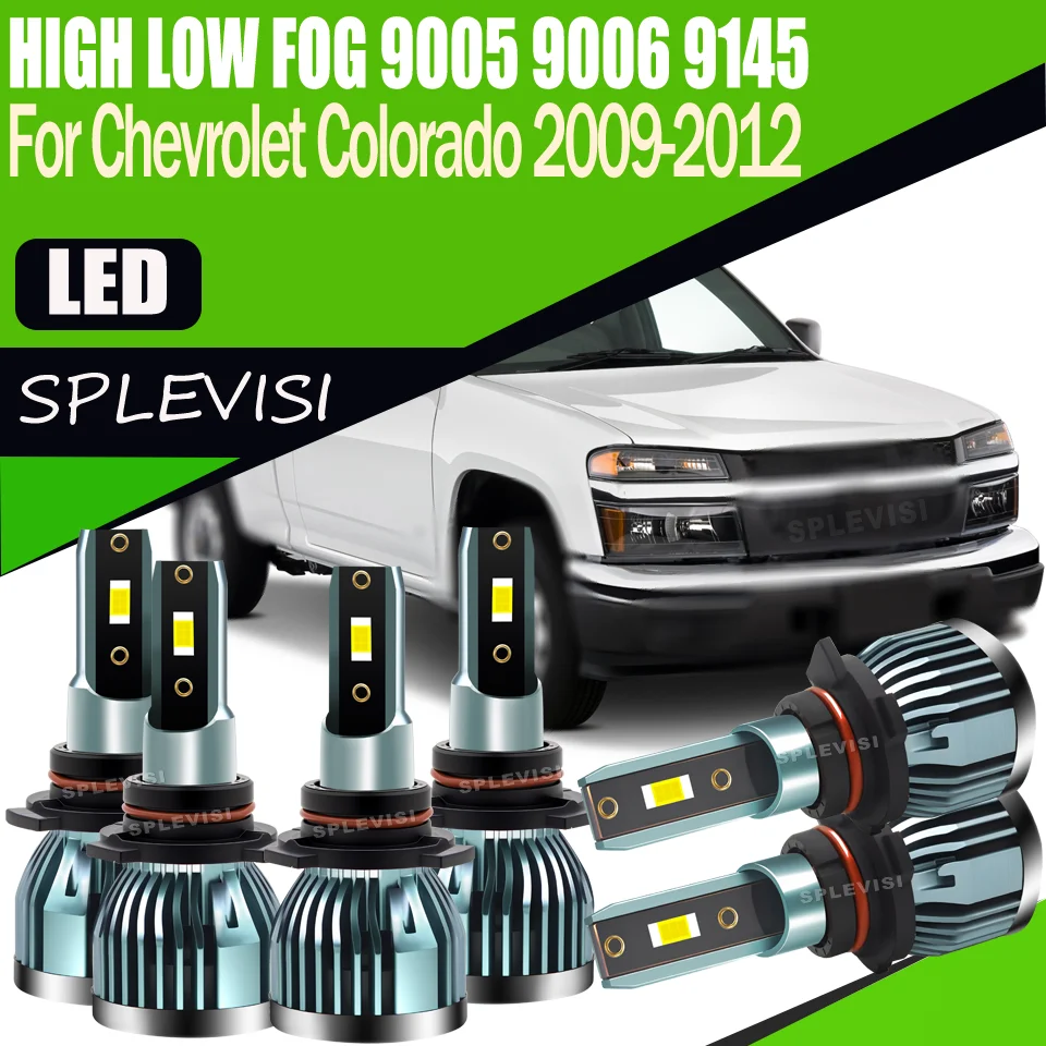 

waterproof Clear Night Vision Plug and Play Lifespan 60000hrs Headlight foglight LED For Chevrolet Colorado 2009 2010 2011 2012