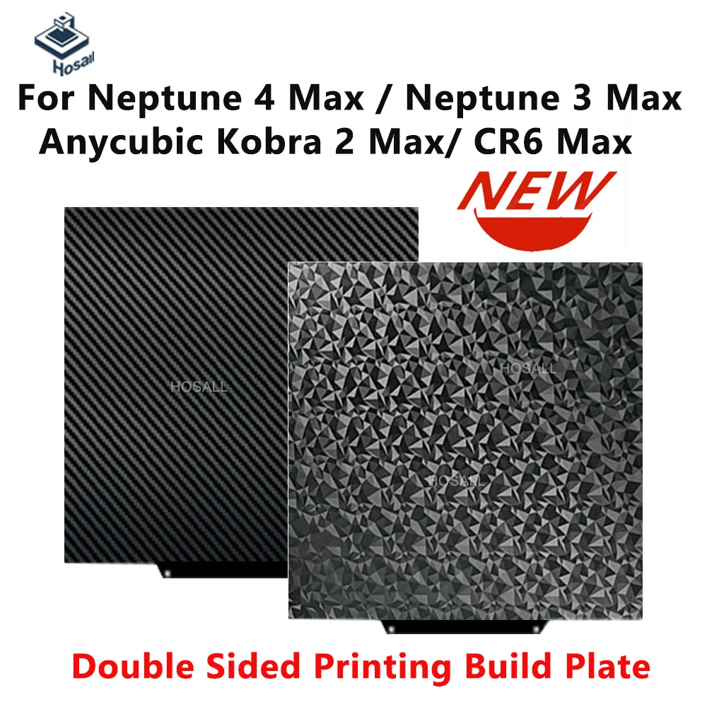 

Комбинированная объединительная пластина 430X430 мм для Kobra 3 Max, лист PEI, гибкая платформа из пружинной стали с подогревом для пластин принтера Anycubic