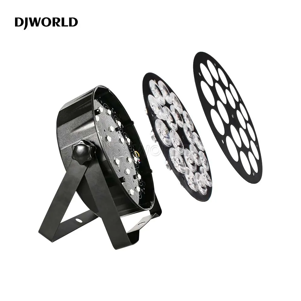 1PCS 18x12w RGBW 4in1 Par Lights Stage Par 18x18w Led Par Light RGBWA UV 6in1 Plastic Par Light Professional Stage Lighting