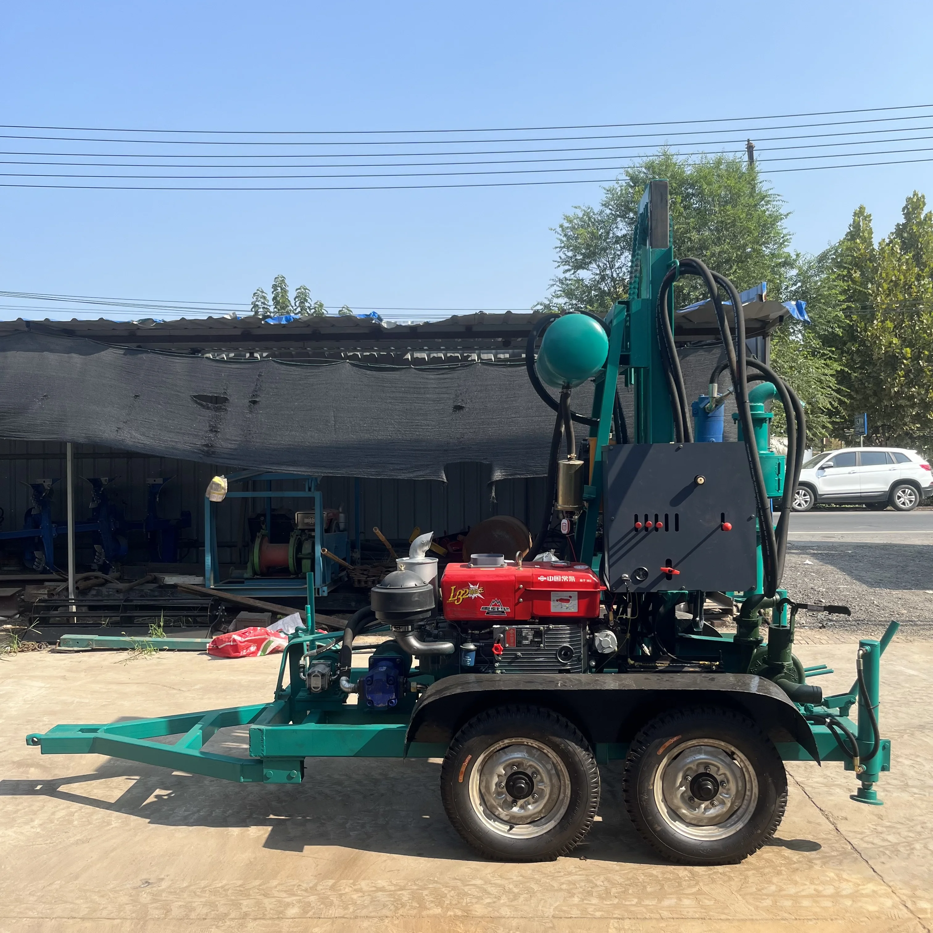 تستخدم على نطاق واسع AKL-150Y + آلة حفر آبار المياه الصغيرة المحمولة آلة حفر الآبار للبيع #5
