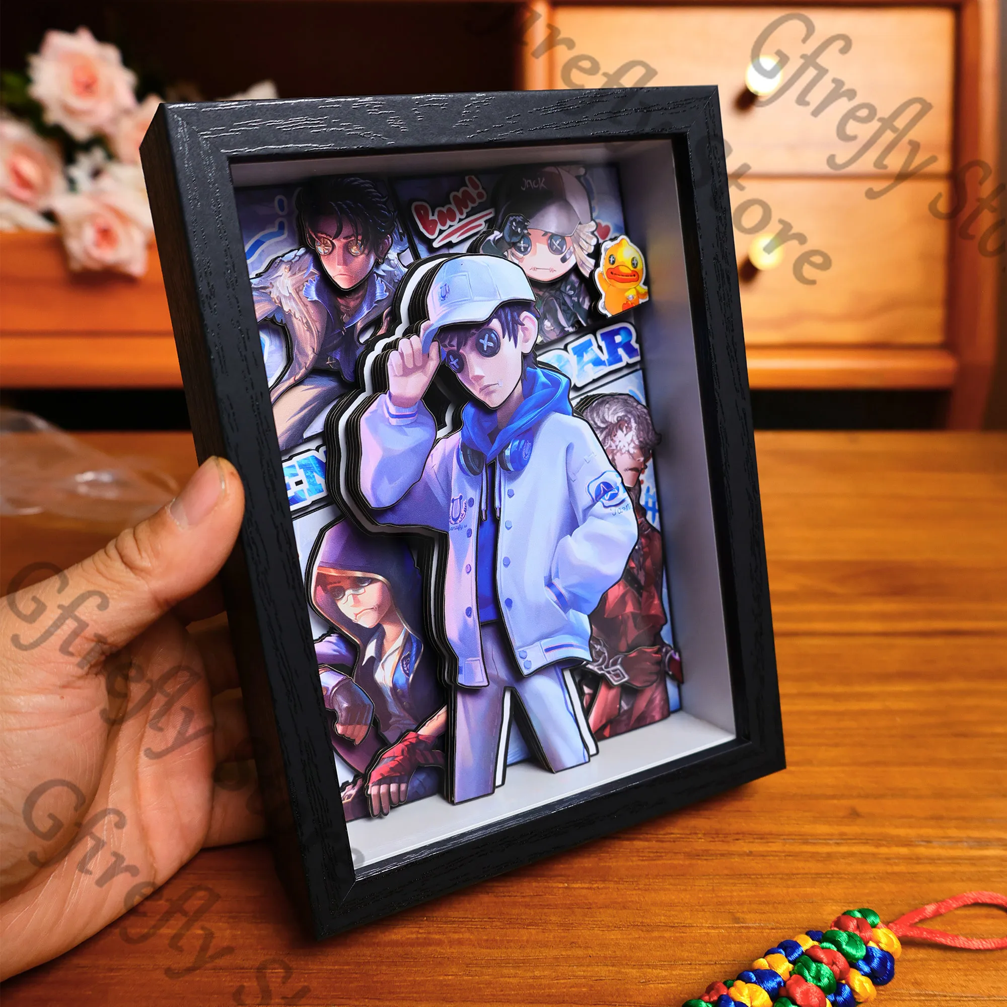 الهوية الخامس الزخرفية صورة البستاني أنيمي إطار صور مجسمة المرآب أطقم عالية الجودة سطح المكتب الديكور المرتزقة هدية