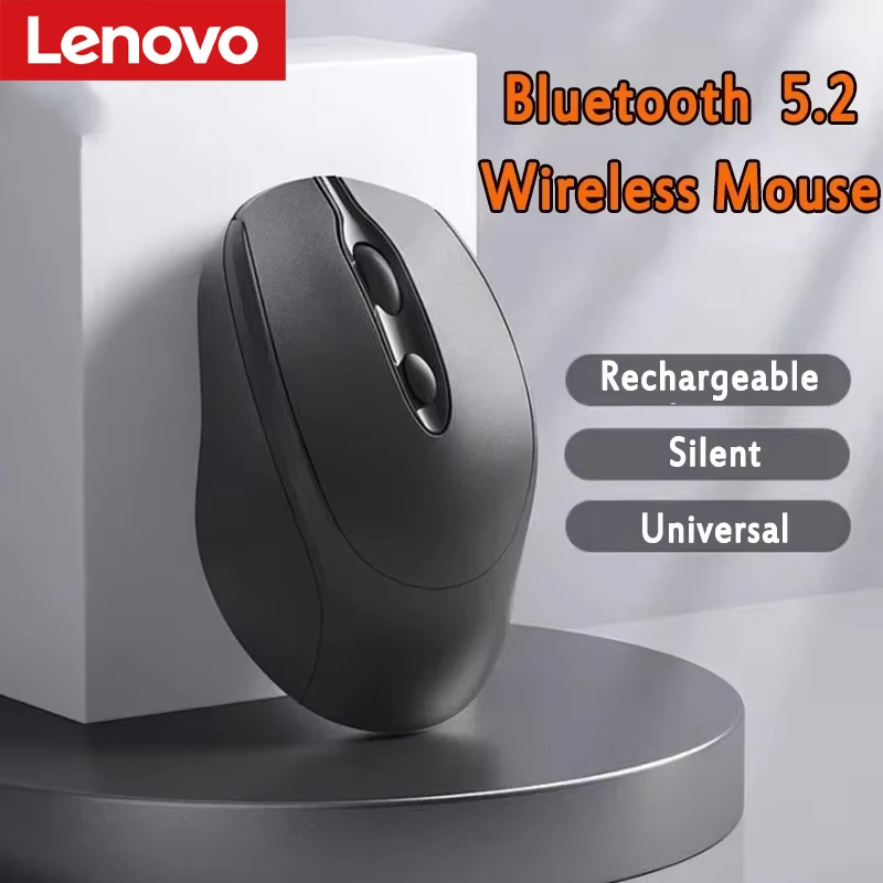 Lenovo Universelle Kabellose Bluetooth-Maus Wiederaufladbar Dual-Mode Leise Business Büro E-Sport Gaming-Maus Ergonomische Mäuse