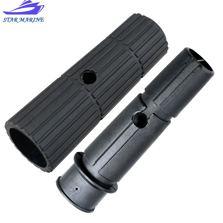 6G1-42177-00 664-42119-00 RUBBER,HANDLE And Nylon Grip Steering Handle For Yamaha Outboard Parts Parsun Hidea 3HP-90HP F30-F115