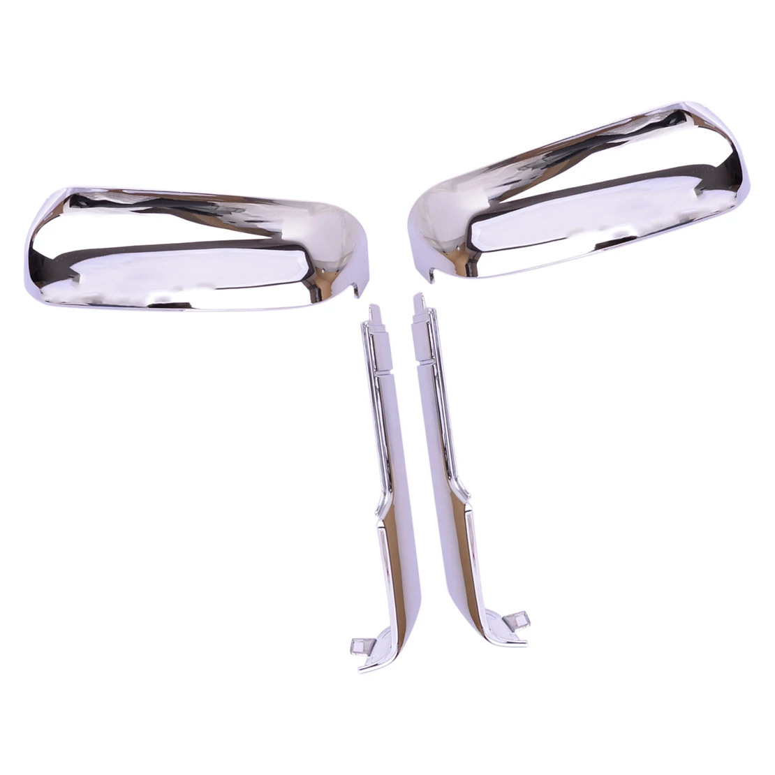 1 Pair Top & Side Mirror Cover Trim Chrome Fit for Chevy Silverado GMC Sierra HD 2500 3500 2022 2021 2020