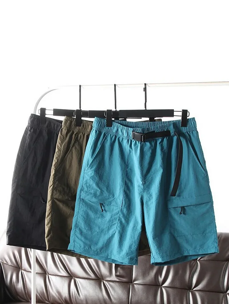 

Мужские летние спортивные шорты для активного отдыха, быстросохнущие, дышащие, прямого кроя, длиной до колена, функциональные, ветрозащитные, для работы