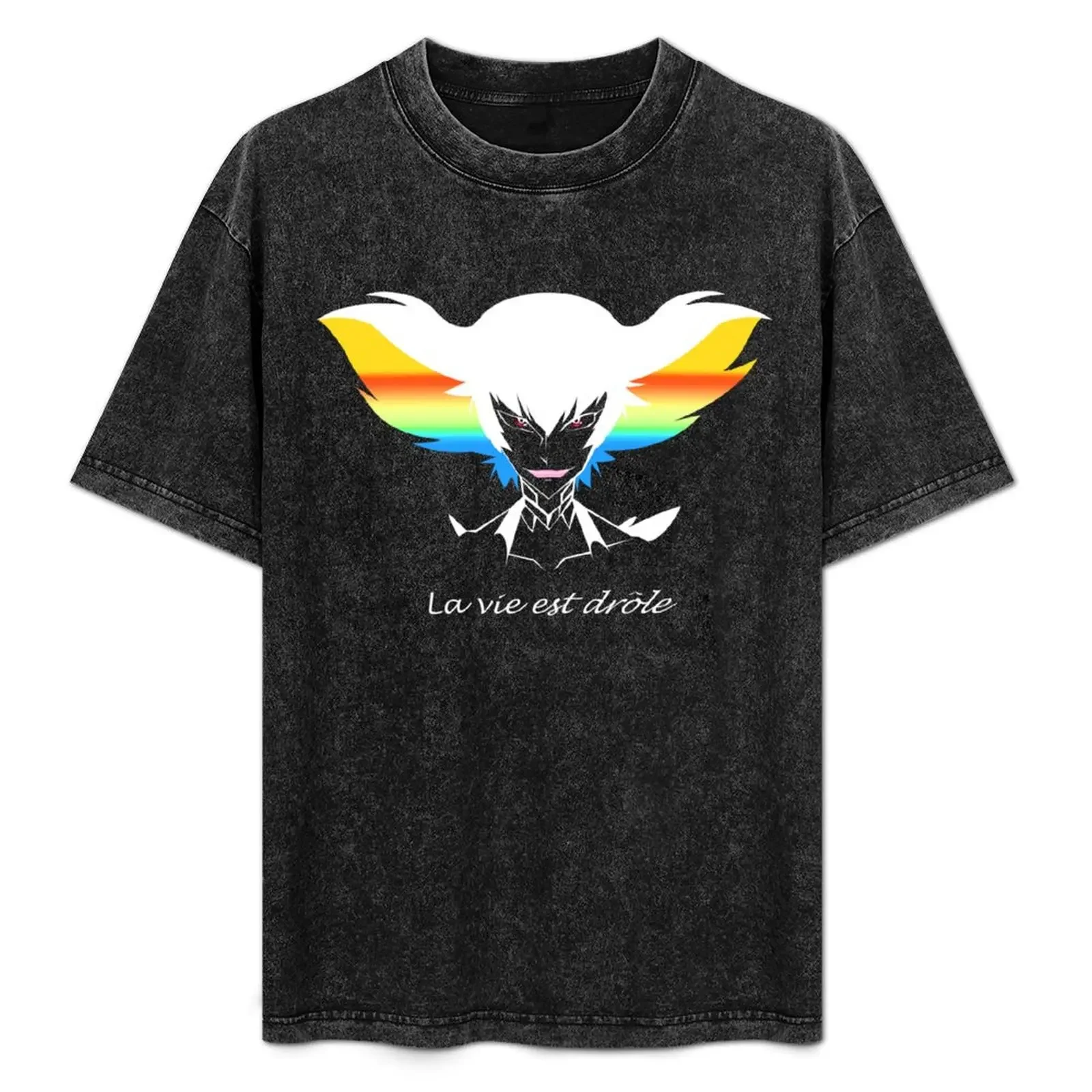 

Футболка Ragyo Kiryuin с цитатой, модные рубашки, роскошная одежда, винтажные футболки с лабубу, футболки для мужчин