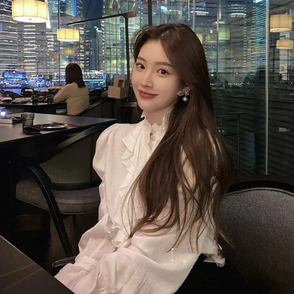 

Блузки с оборками, женские милые повседневные топы, удобные студенческие весенние французские повседневные шикарные нежные осенние женские праздничные одежды для свиданий