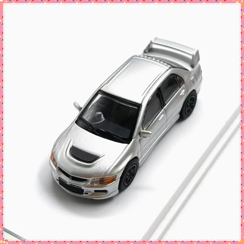 LMLF 1:64 Lancer EVO 9a geração modelo de carro de liga de simulação decoração estática brinquedos colecionáveis para presente
