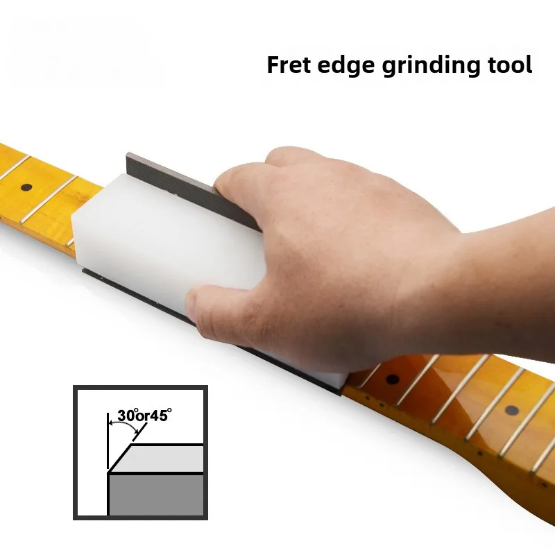 Electric guitar handle, fingerboard, silk grinding tool, folk silk edge chamfering, high carbon steel two-in-one grinding