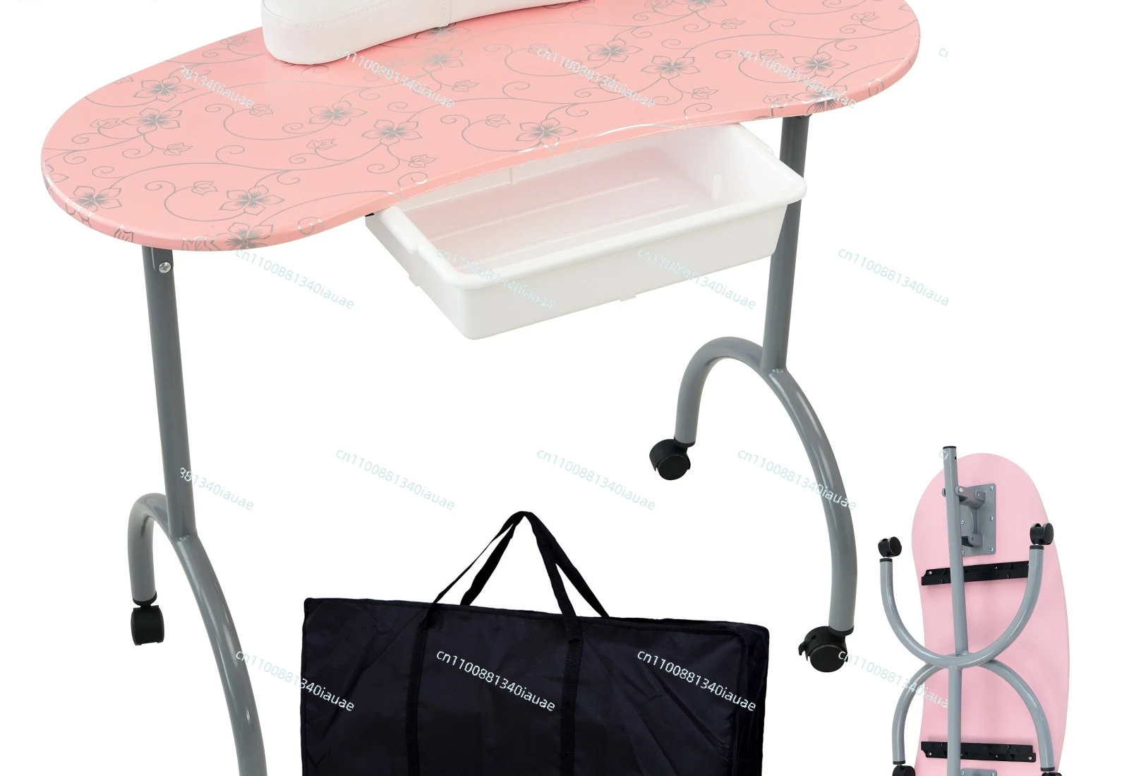 

Pattern Manicure Table Movable Manicure Table Multifunctional Portable Folding Manicure Table
