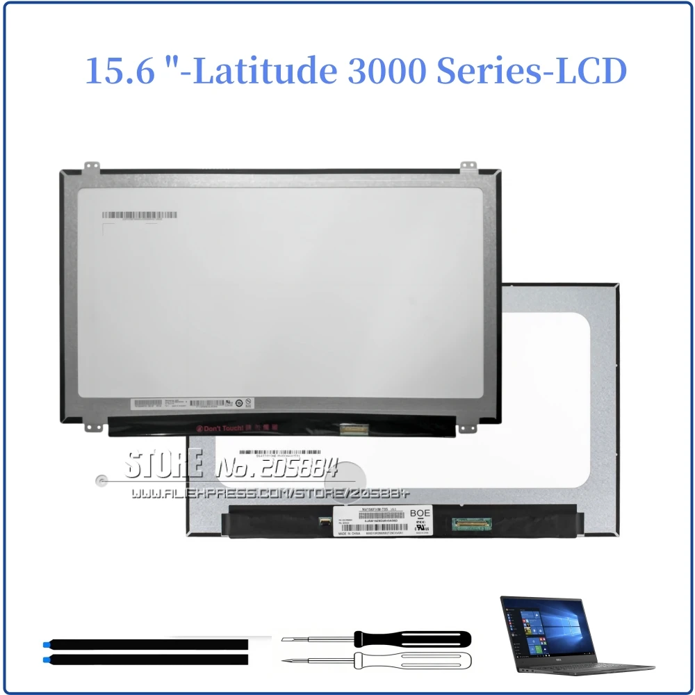 

Для Dell Latitude 3500 3510 3560 3570 3580 3590 экран ноутбука 15,6 дюйма без сенсорного экрана
