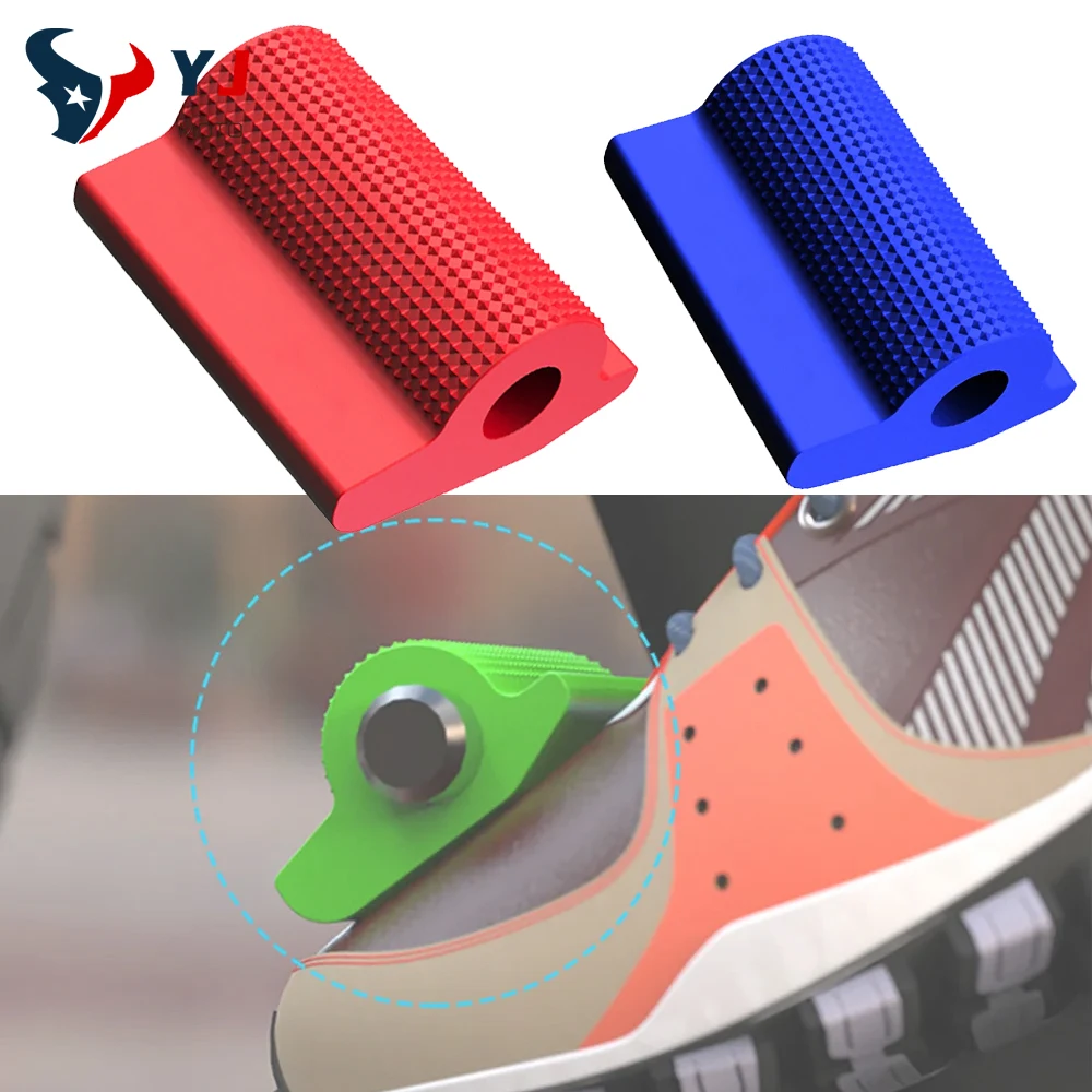 Hot Deal Motorcycle Shift Gear Lever Pedal Rubber Cover Shoe Protector for Kawasaki Ninja 650 Er6N Piaggio Zip Tracer 9 Gt Bajaj