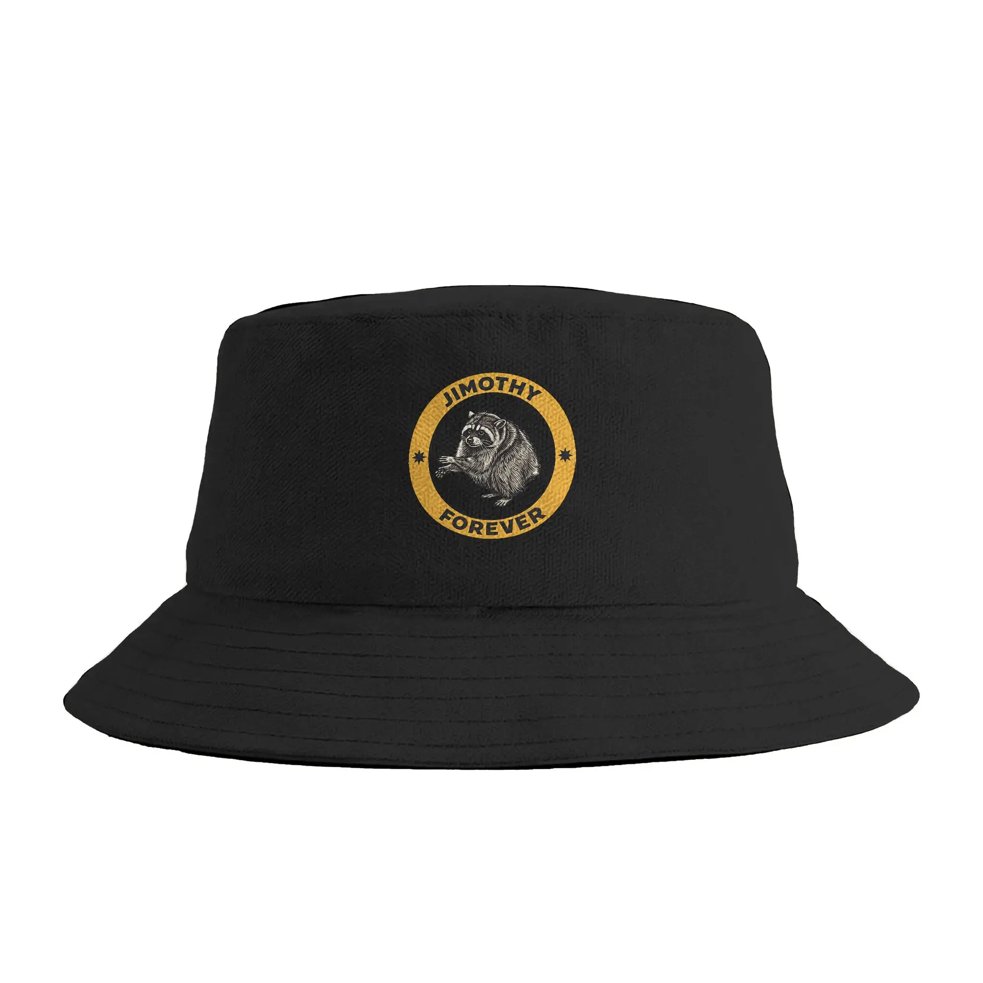 Jimothy the Ballard Seattle Raccoon Bucket Hat  Hip Hop Fisherman Caps For Unisex Fashion Travel Hiking Visor Hats Portable Cap