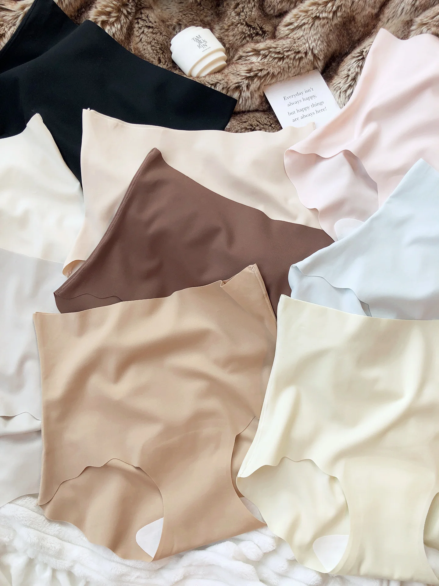 Milk Silk Small Waist High Waisted Triangle Pants Waist Cinching Three-dimensional Hip Panties Quick Drying Breathable