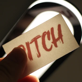 קעקועים זמניים לאותיות באנגלית של הוטוויף, מדבקה עמידה במים למבוגרים