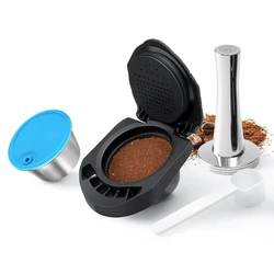 Nachfüllbarer Adapter für Genio s plus Dolce Gusto Kaffee kapsel Nescafe wieder verwendbarer Kapsel transfer kompatibel mit Geino-Maschine