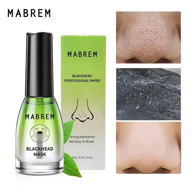 MABREM Blackhead Remover Face Nose Mask Pore Strip Black Mask Peeling Acne Treatment Deep Cleansing Mask Oil Control Skin Care