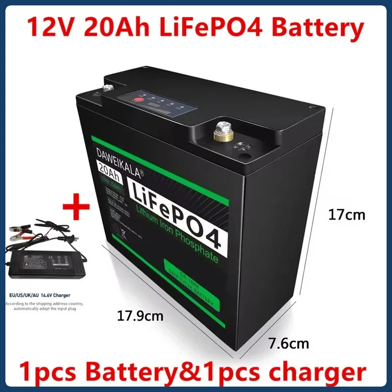 12V 20Ah Lifepo4 Ba…