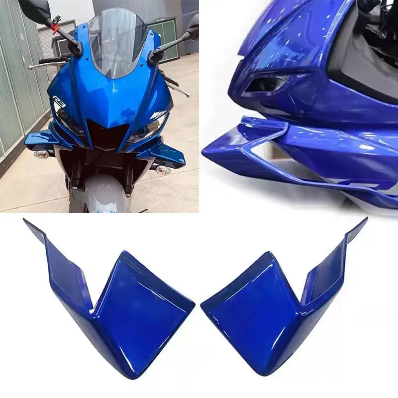 For Yamaha YZF R25 R3 YZF-R3 2019 2020 2021 2022 2023 Motorcycle Winglets Aerodynamic Wings Spoiler Fairing Downforce With Bolts