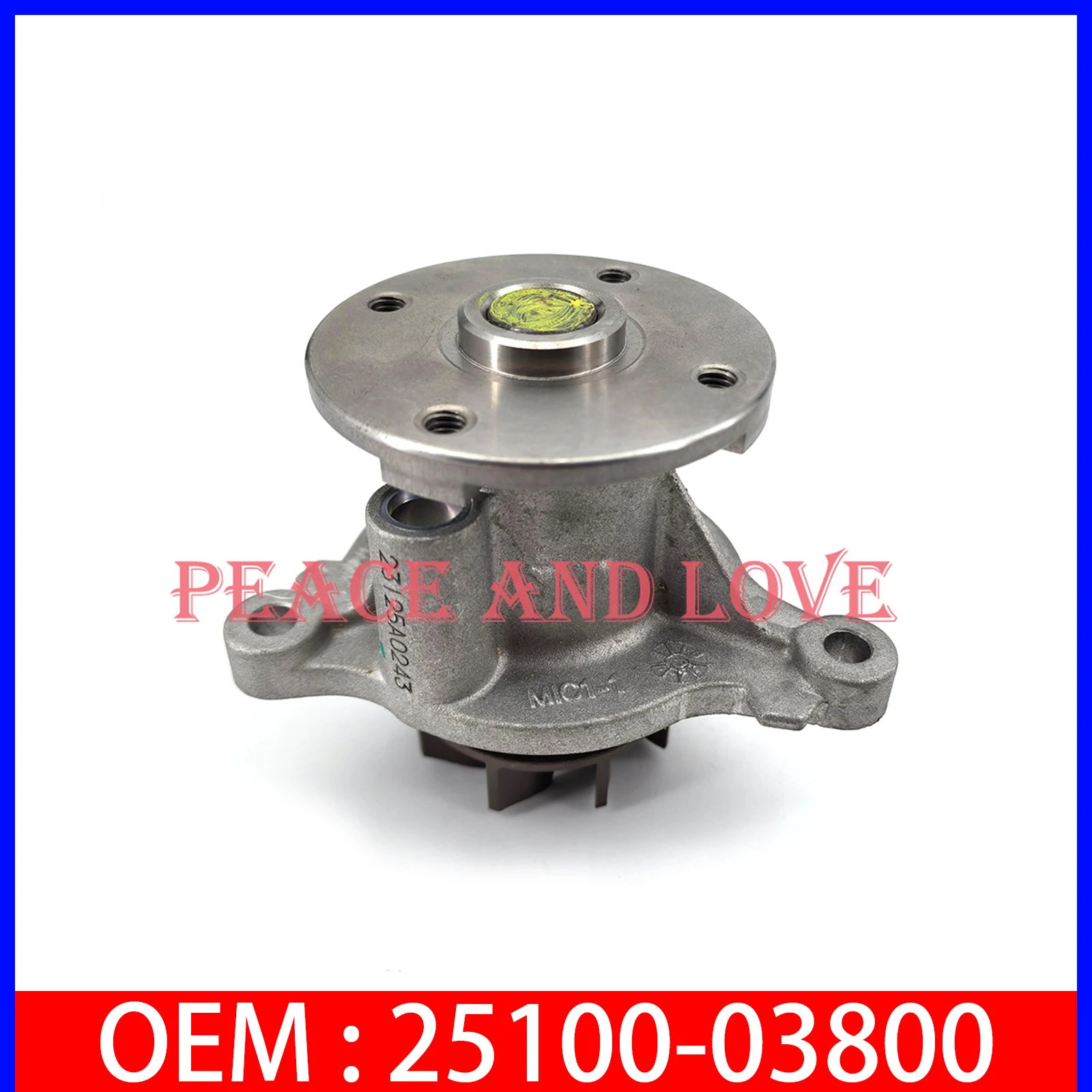 

Water Pump 25100-03800 for Hyundai Elantra Creta Kia Rondo K3 Seltos 1.4L 2510003800