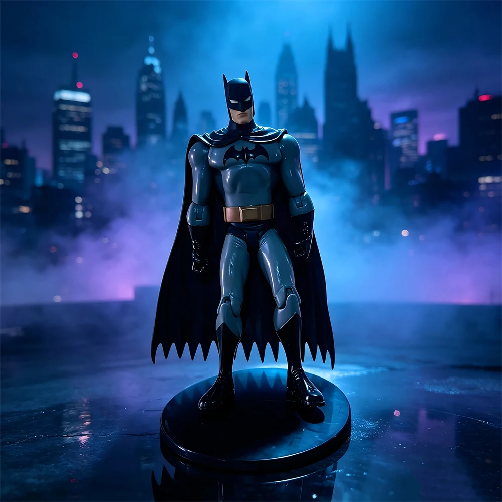 Anime Batman Figure Knight Crusader Batman Black Ver Model Toy Doll Collection Gift Action Figure PVC Desktop Decorations Gifts