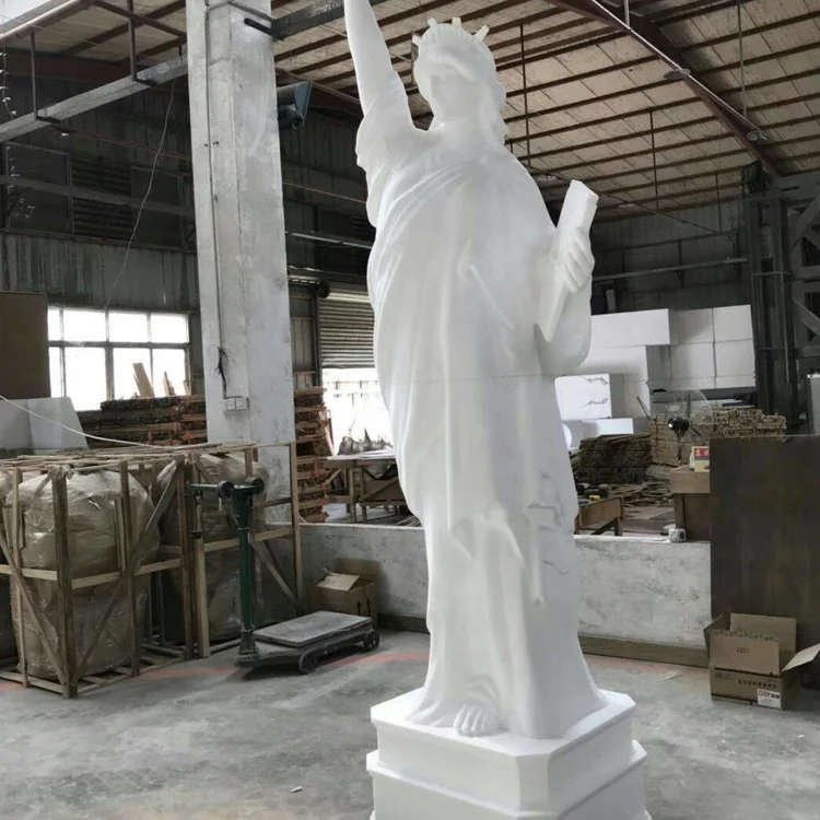 Outdoor Garden Decoration High Quality Fiberglass Garden Large Liberty Statue