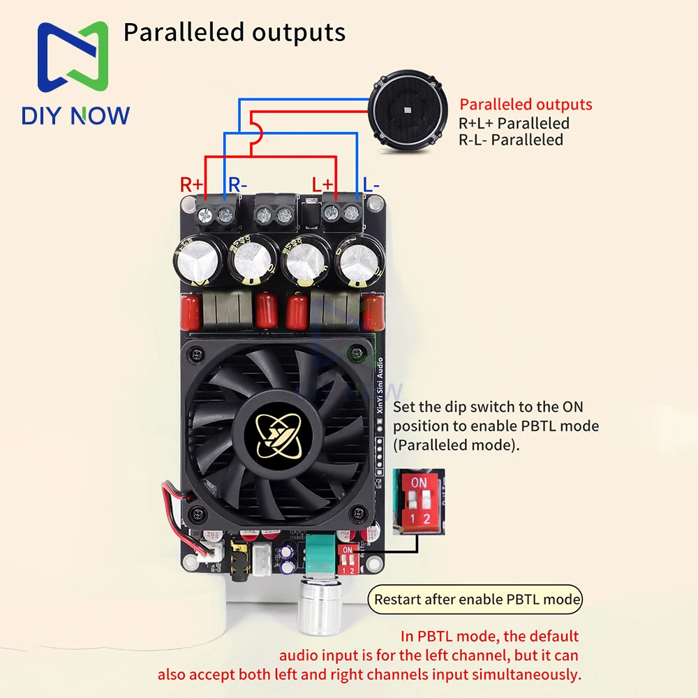 TPA3255 300W2 Bridged Mono Amplifier Module 600W