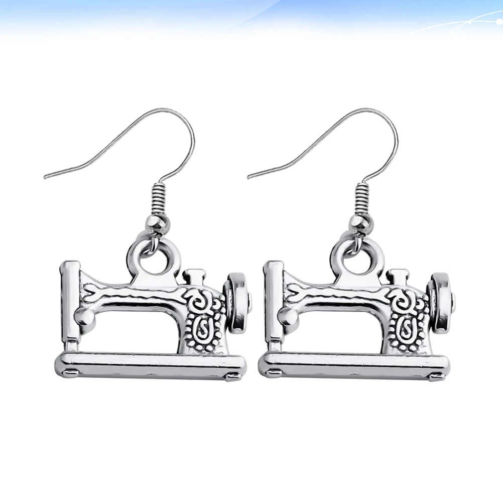 

Sewing Machine Creative Women Creative Ear Hooks Hooks Fashion Jewelry Funny Gifts Valentine Christmas Accessories