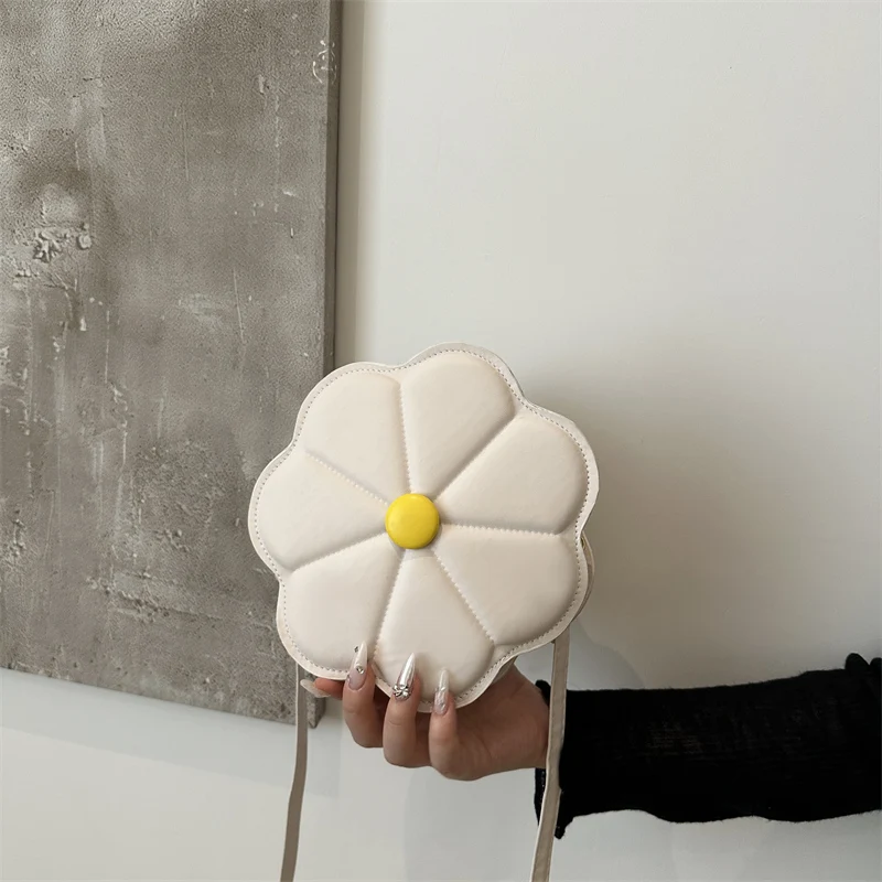 

Модная женская сумка через плечо с цветочным принтом, сумка на одно плечо, новинка 2024, корейская сумка Sle из мягкой искусственной кожи