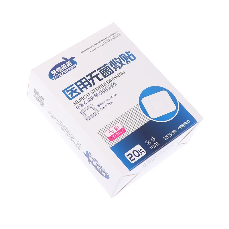 20Pcs Band-Aid Waterproof Medical Transparent Wound Tape Sterile Dressing Tape