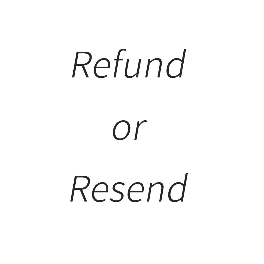 

Just For Refund Us Money Or Resend