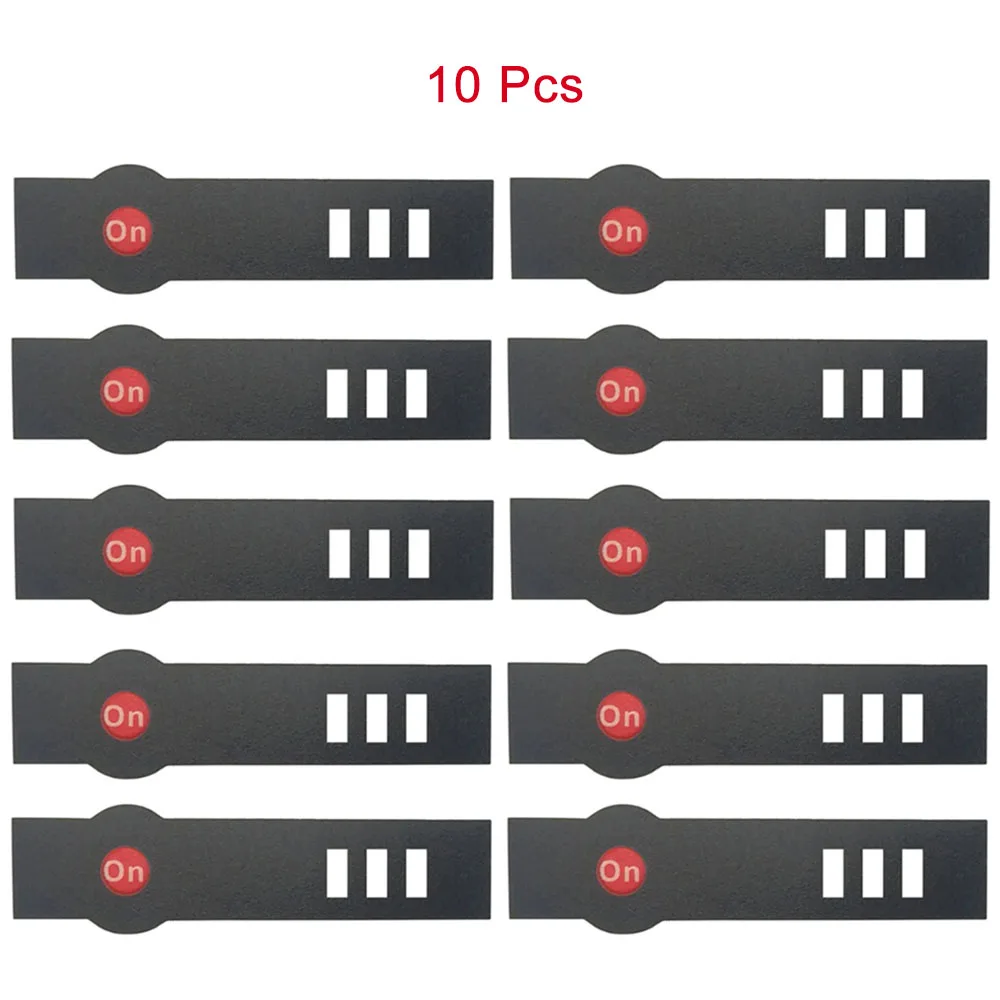 10 pcs Li-ion Battery LED Key Sticker Label Tag For 14.4V 18V Lithium Battery Accessories