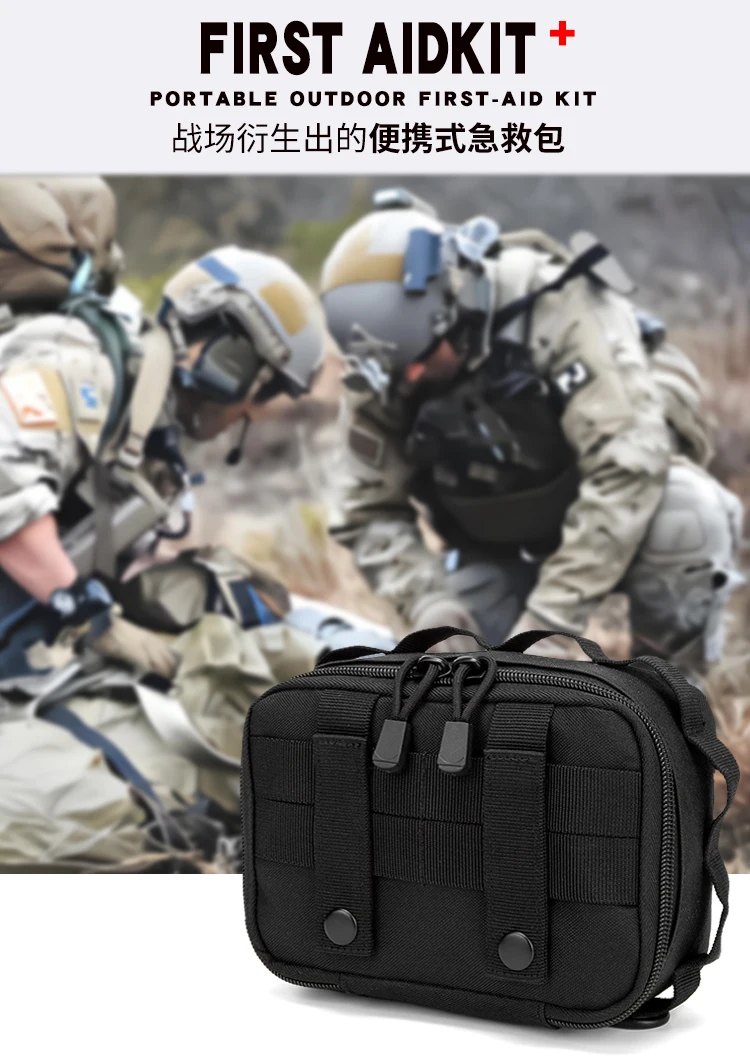 Multifunctional Tactical MOLLE Waist Storage Pouch, Portable Tissue Holder Box for Travel Camping, Tactical Shoulder Bag Utility