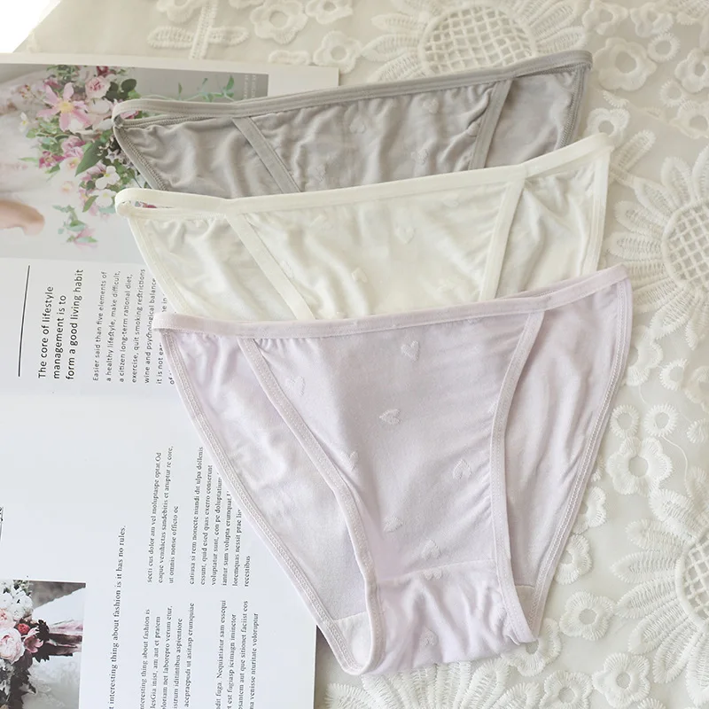 Young girl Underwear 6pc/lot Lovely low Waist Briefs student Panties children solid candy fashion Teenagers M-XL