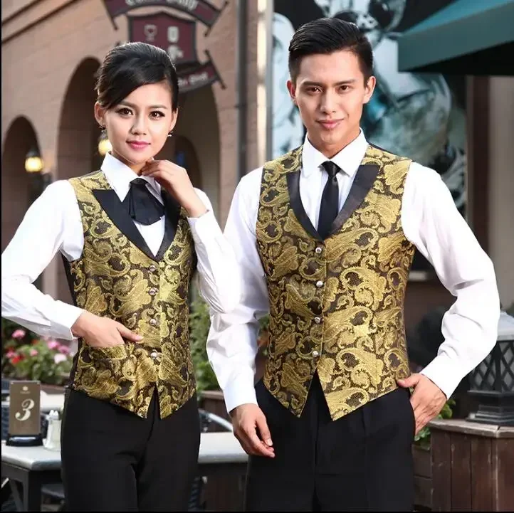 2026 KTV Kellnerweste Nachtclub Arbeitsuniform Kellneruniform