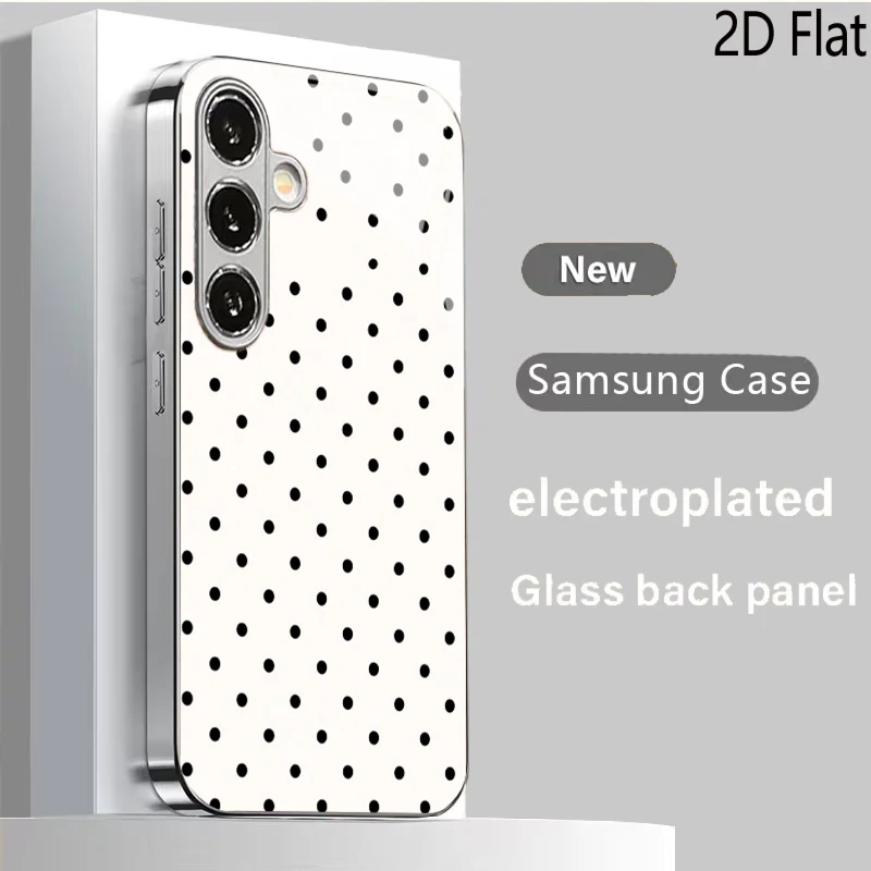 Polka Dot High End Design for Samsung Galaxy S26 S25 S24 S23 S22 S21 S20 Ultra PLUS FE A Series A55 A54 A34 A33 A15 14 13 A24 25