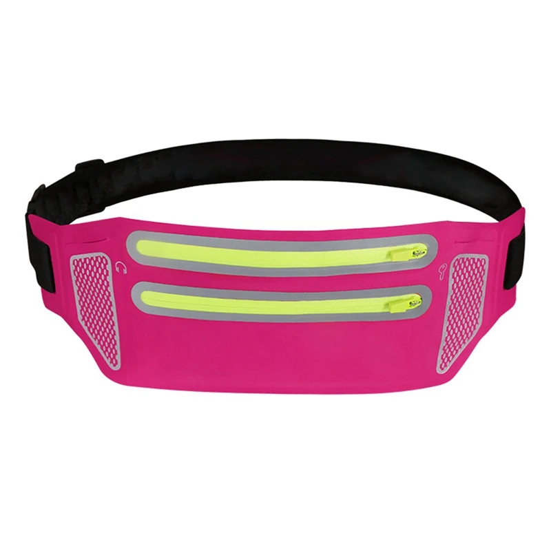 

5PCS Sports Waist Bag Running Phone Bag Men's And Women's Fitness Waterproof Waistband 7-Inch Ultra-Thin Waist Bag
