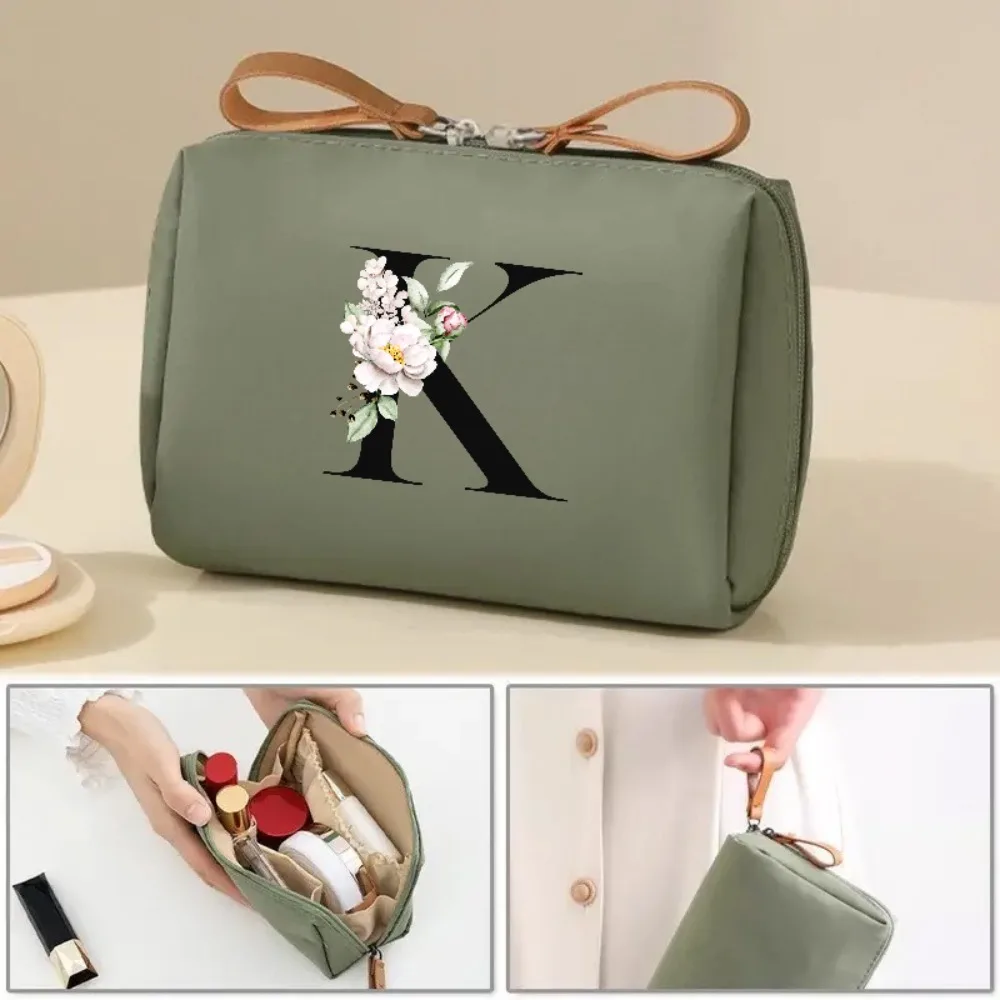 Multifunctional makeup bag suitable for storing cosmetics, sanitary pads, charging cables, keys, and more.