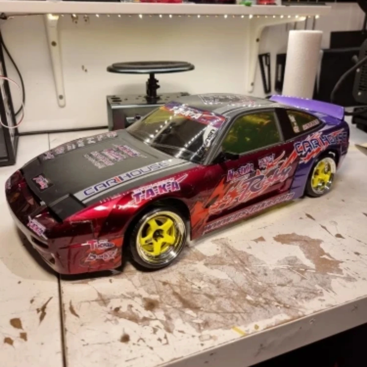 Decals RC Drift Car fit 1/10 scale RC Body shell Silvia S13