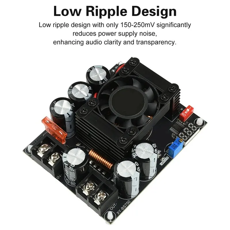 AA81-Fan Cooling High Current 50A High Efficiency Power Supply Industrial Power Converter 1500W