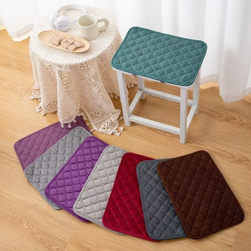 

Rectangular seat cushion chair cushion school chair non-slip computer seat cushion Student stool seat butt cushion four seasons