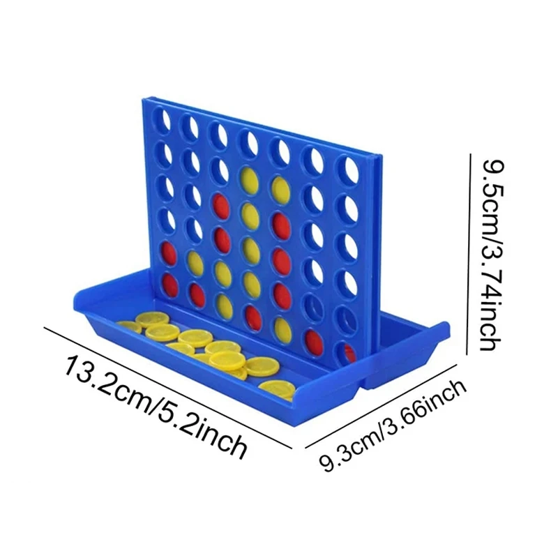 Four in A Row Bingo Chess for 2 Players Connect Classic Party Board Game Fun Educational Party Gathering Entertainment Game TMZ