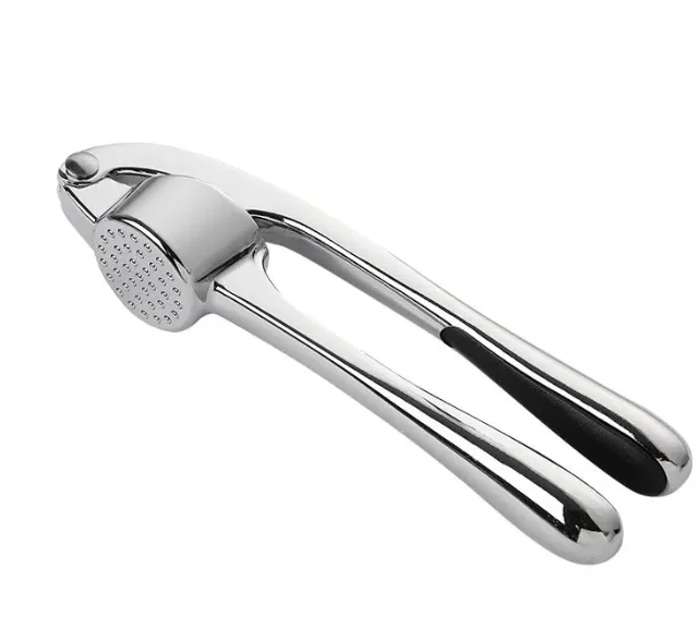 Zinc Alloy Garlic Press Rocker Manual Presser Grinding Tool Kitchen Accessories Garlic Chopper Mincer Crusher