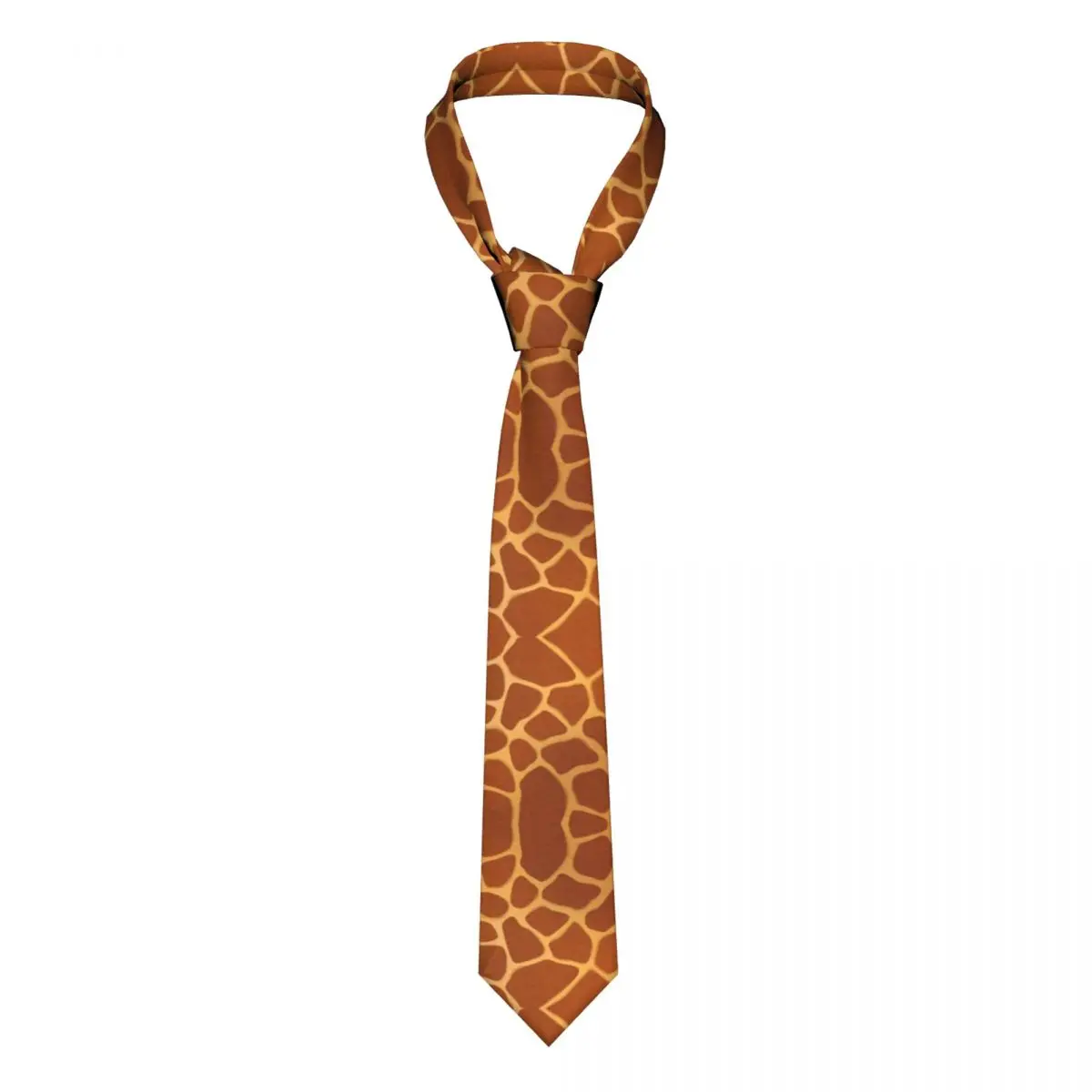 

Tie For Men Formal Skinny Neckties Classic Men's Giraffe Fur Skin Hide Texture Wedding Tie Gentleman Narrow